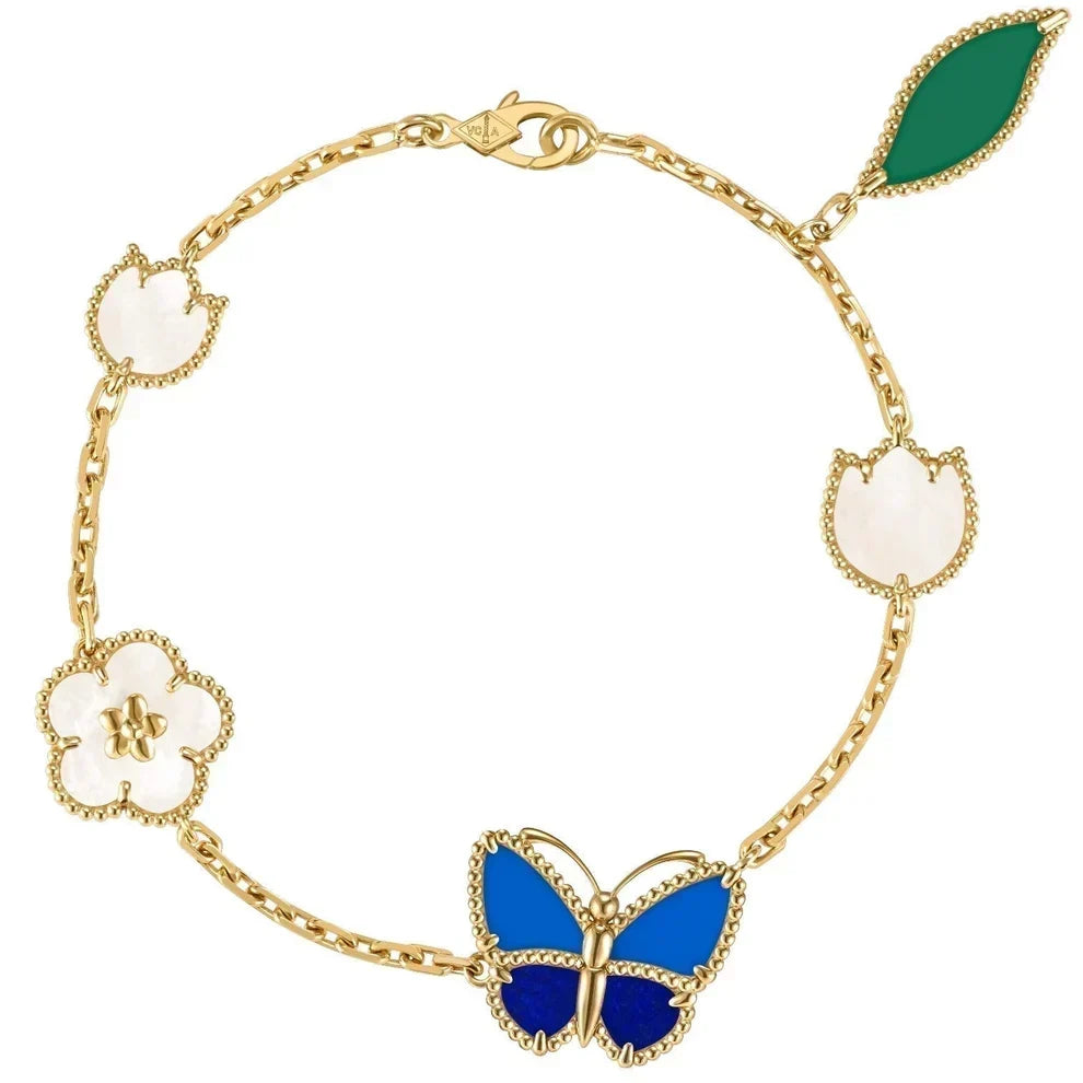 [GALE]Clover Lucky Spring & Love & Juste Garden 3-Piece  Bracelet Stack Set