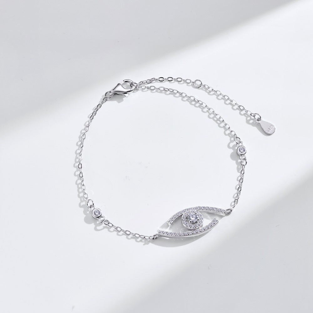 [GALE]Lucky Eye Pave-Set Diamond Bracelet