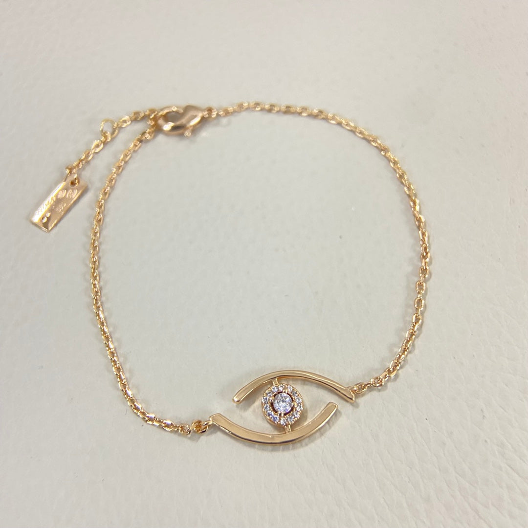 [GALE]Lucky Eye Pave-Set Diamond Bracelet