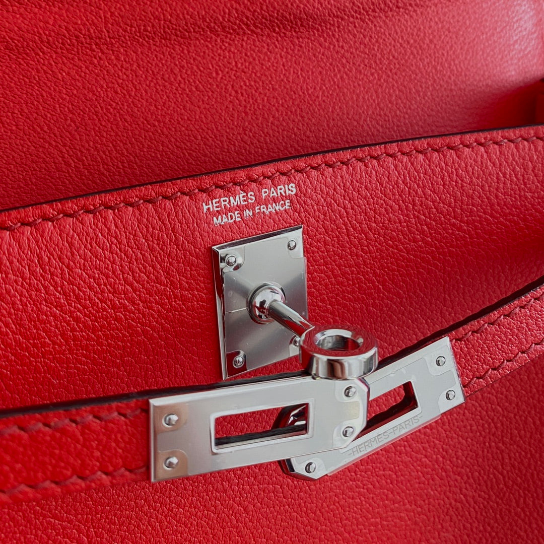 Kelly Danse II 22cm Red Evercolor Leather Shw