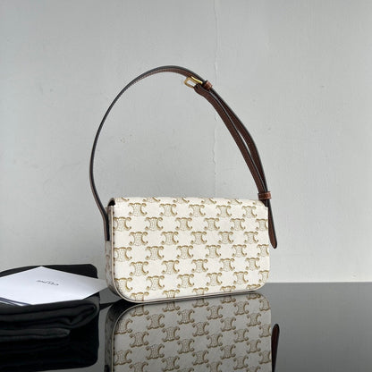 TRIOMPHE 20 WHITE PATTERN CALFSKIN