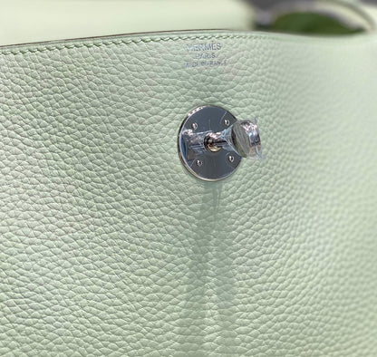 HM LINDY 30 BAG MINT TAURILLON CLEMENCE LEATHER