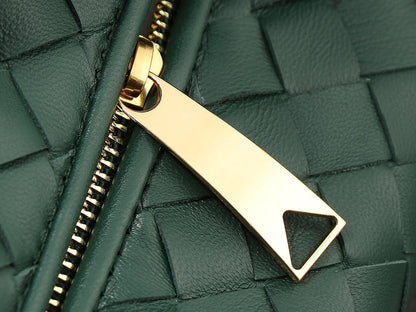 bv teen jodie 36cm dark green lambskin