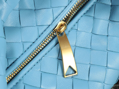 bv teen jodie 36cm ocean blue lambskin