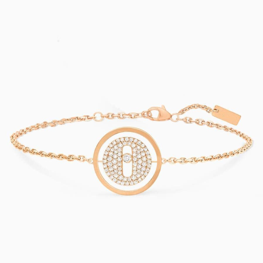 [GALE]LUCKY MOVE DIAMOND PAVED BRACELET