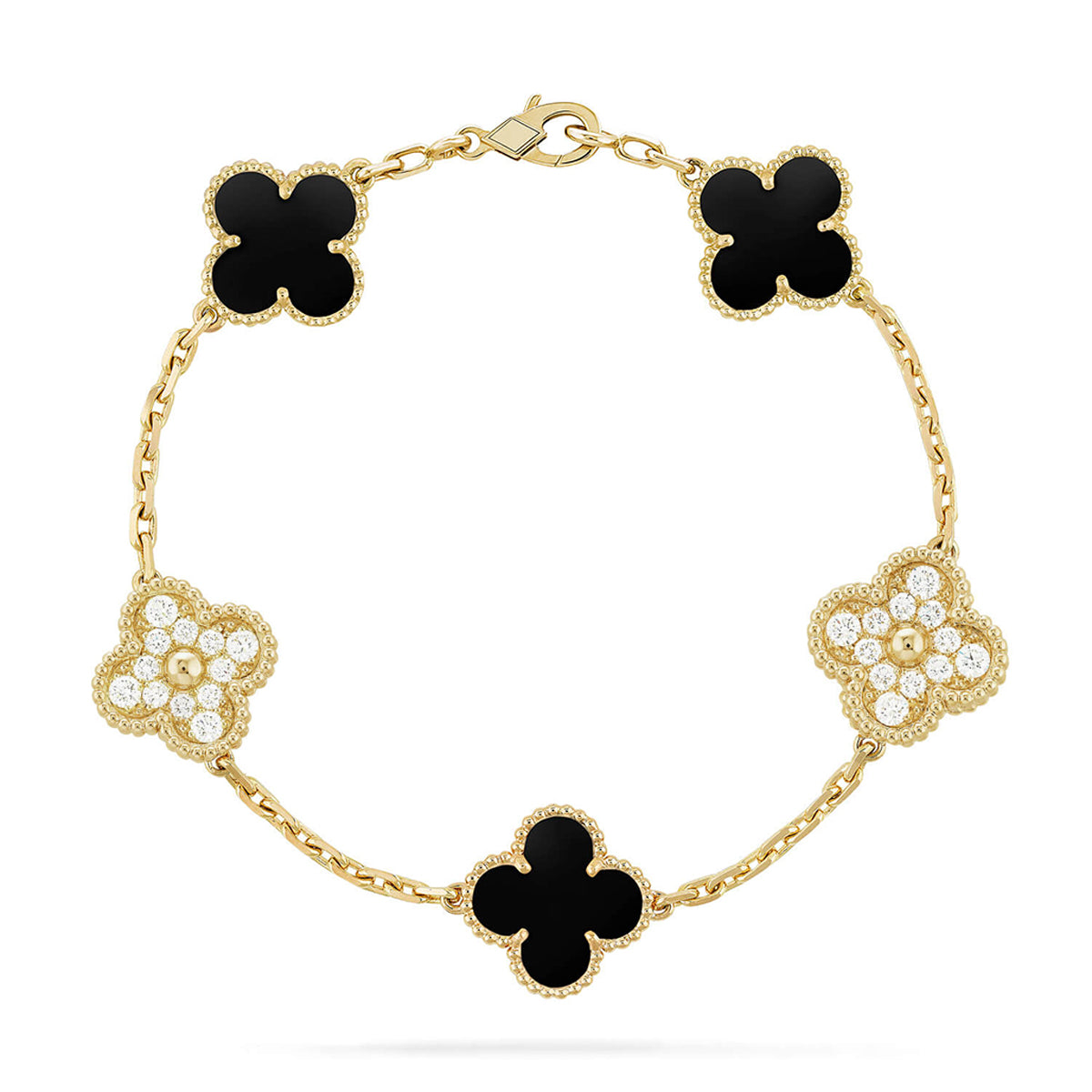 [GALE]Clover & Clash Bracelet 3-Piece Stack set