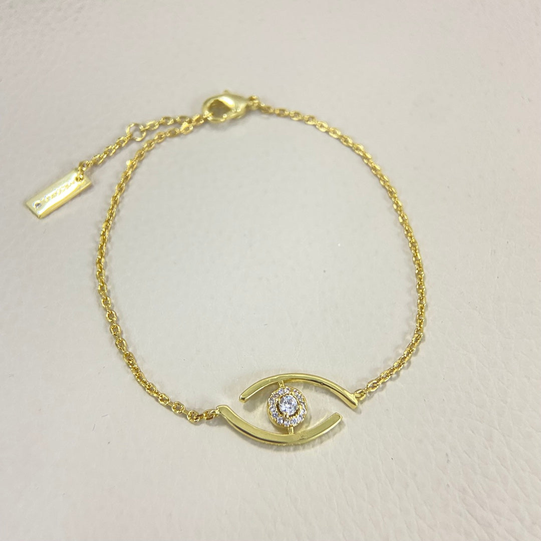 [GALE]Lucky Eye Pave-Set Diamond Bracelet