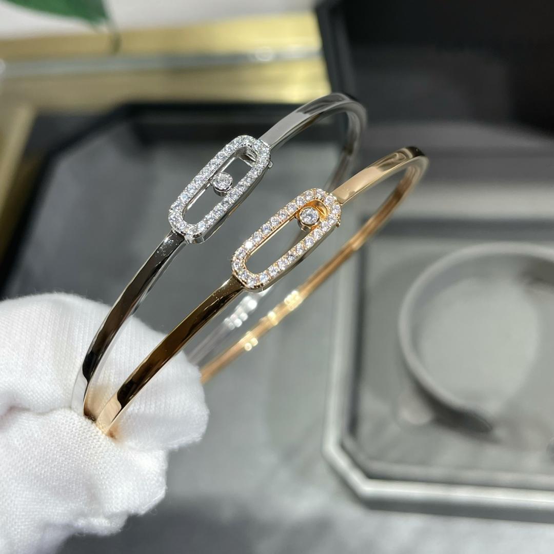 [GALE]Move Uno pavé flex bangle medium