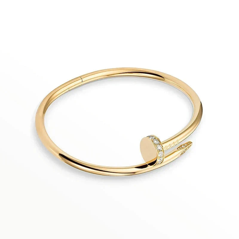 [GALE] LOVE Classic & JUSTE Diamond Bracelet Stack Set
