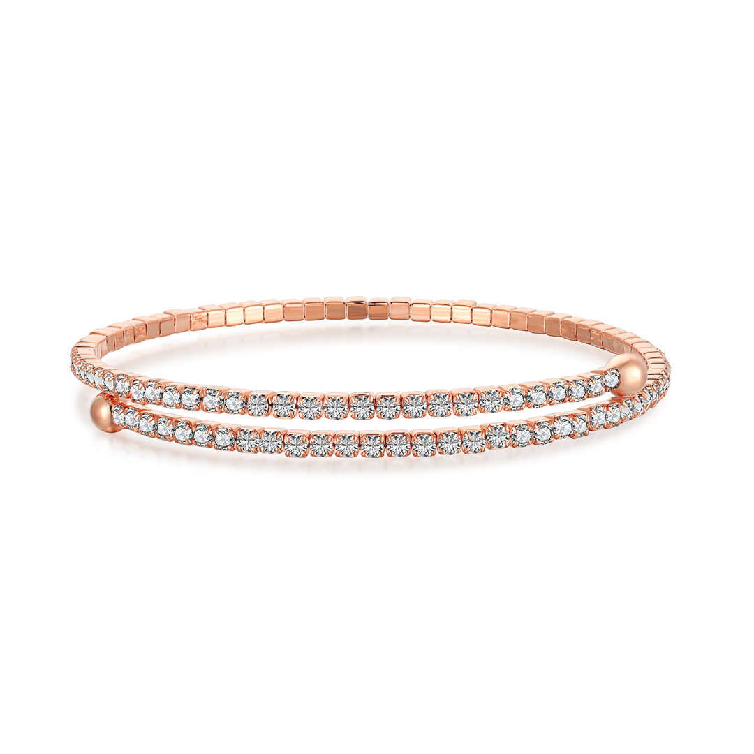 [GALE]Row of Diamonds Round Fashion Bracelet