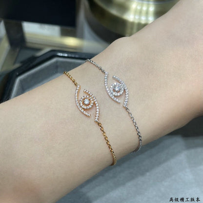 [GALE]Lucky Eye Pave-Set Diamond Bracelet