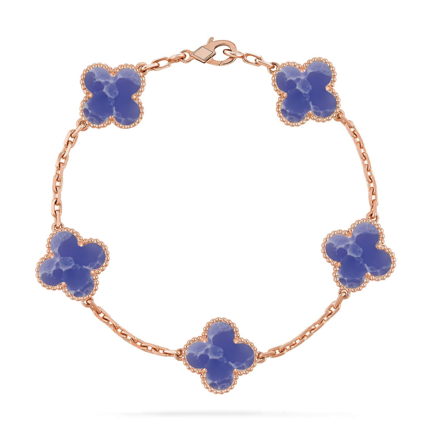 [GALE]CLOVER 5 MOTIF BLUE VEINS BRACELET COLLECTION
