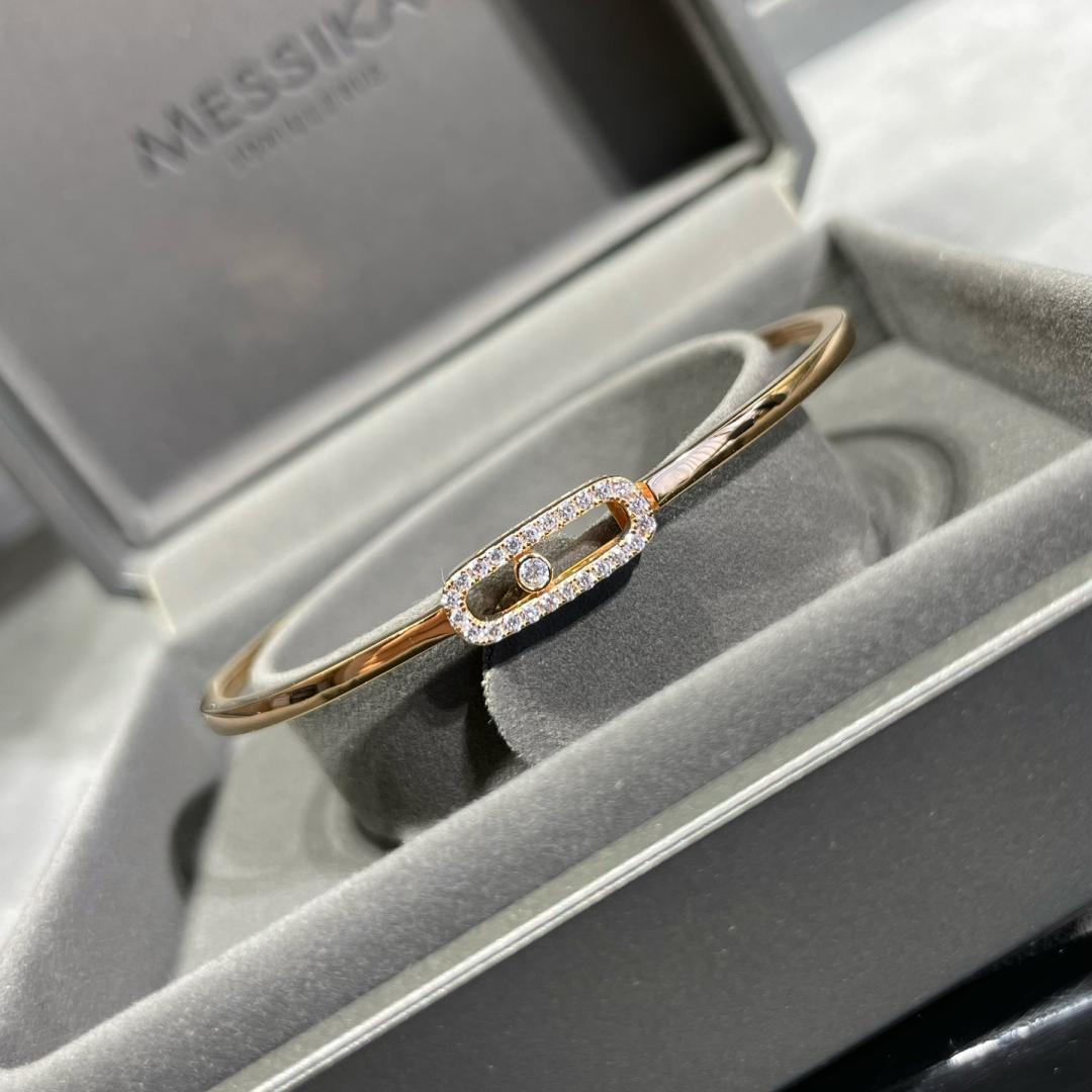 [GALE]Move Uno pavé flex bangle medium