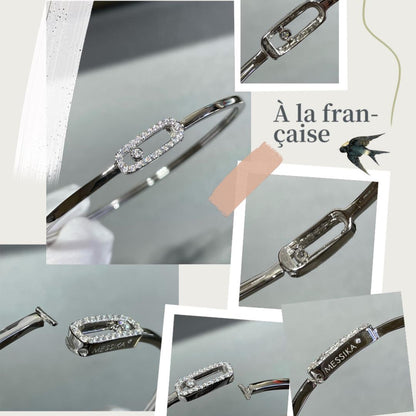 [GALE]Move Uno pavé flex bangle medium