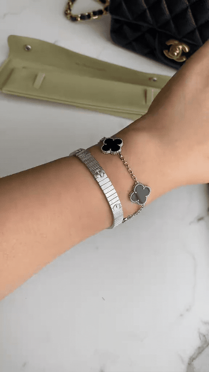[GALE] Clover 5-Motif & LOVE Unlimited Bracelet Set