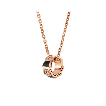 [GALE]SERPENTI PEDANT DIAMOND NECKLACE