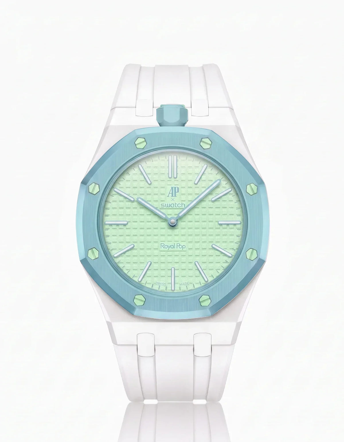 Silicone Strap & Case  Royal Pop  Blaue Acht(Customize  Colors)