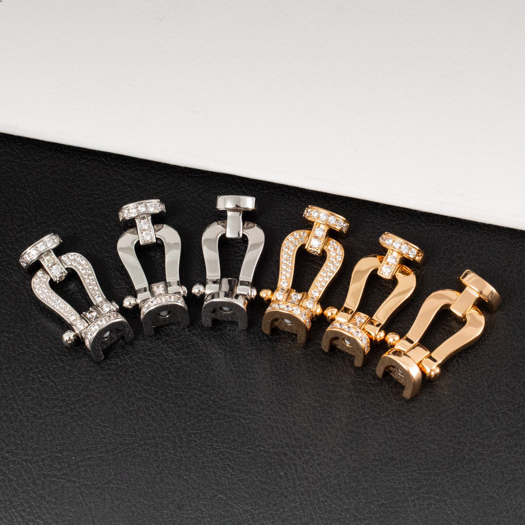 [GALE]FORCE LARGE HORSESHOE NO DIAMOND BRACELET SILVER
