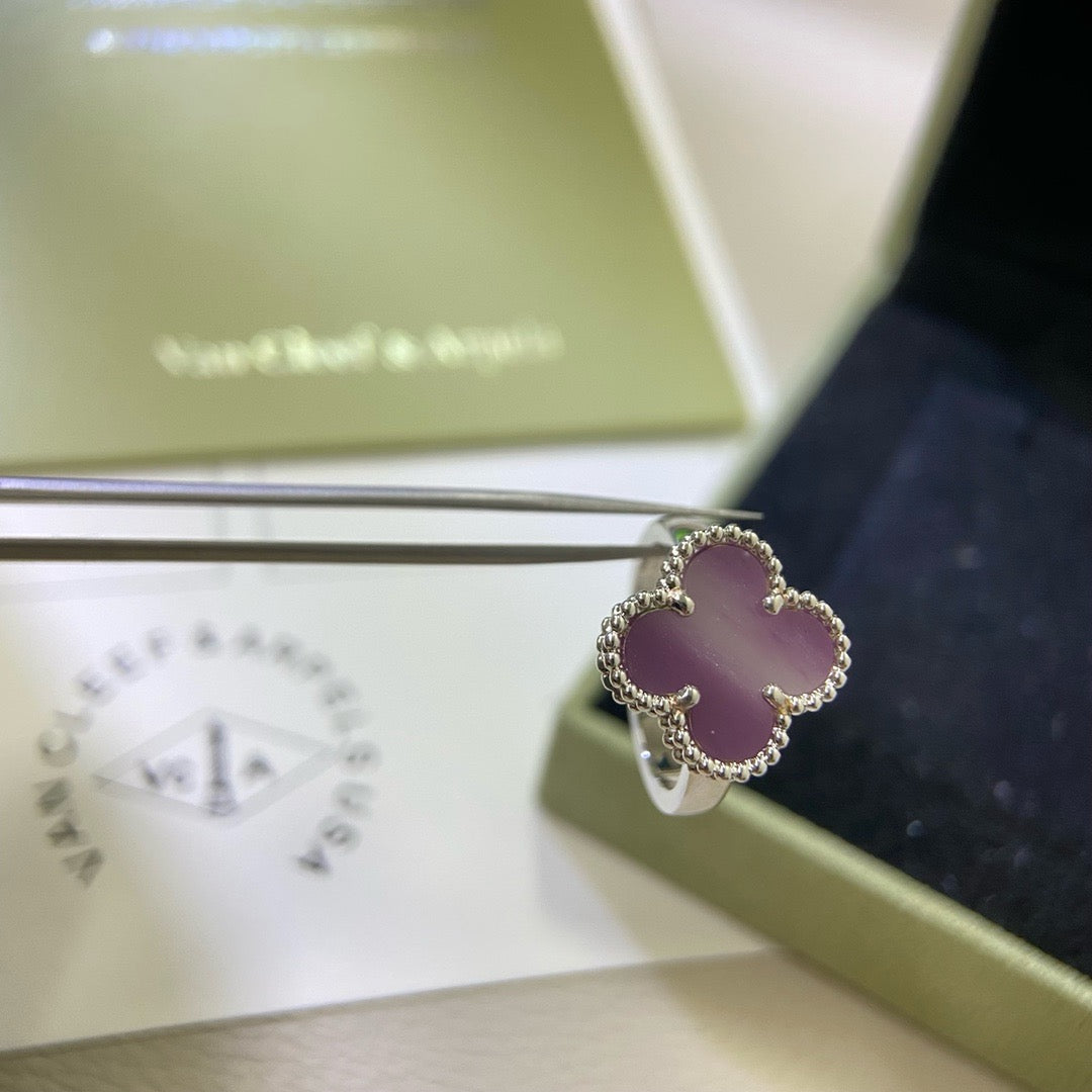 [GALE]CLOVER  PURPLE VIOLET RING
