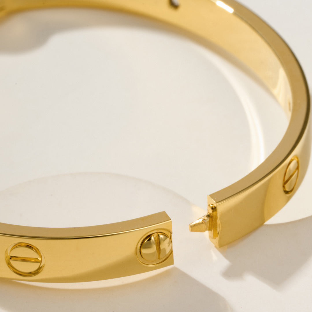 [GALE] LOVE Classic & JUSTE Diamond Bracelet Stack Set