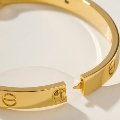 [GALE] LOVE Classic & JUSTE Diamond Bracelet Stack Set