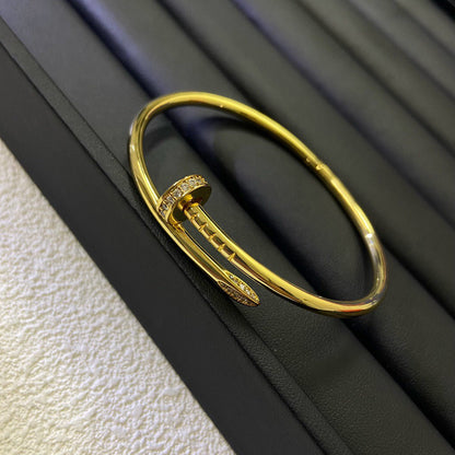 [GALE] LOVE Classic & JUSTE Diamond Bracelet Stack Set