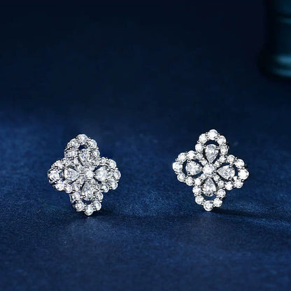 [GALE]LOOP EARRINGS FULL MOTIF DIAMOND 16MM