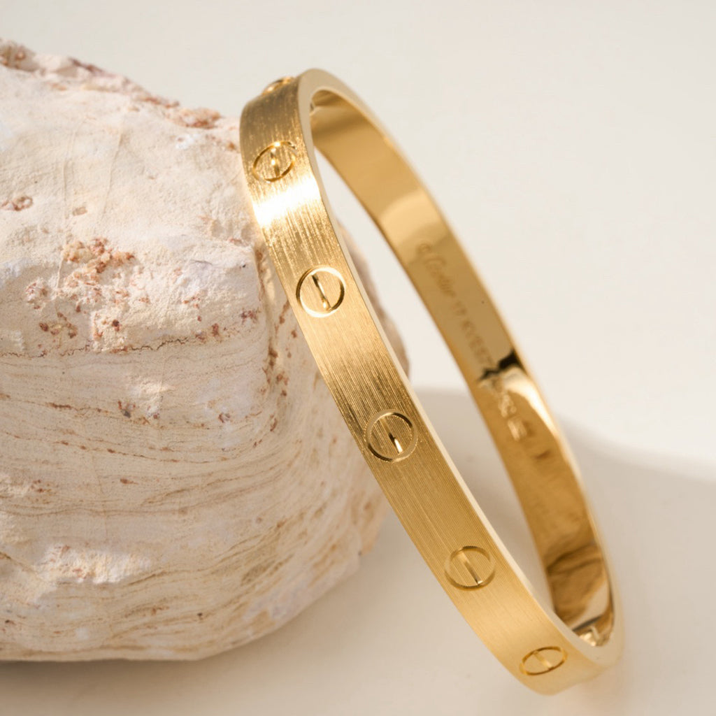 [GALE] LOVE Brushed & Lucky Spring Butterfly 5-Motif Bracelet Stack Set