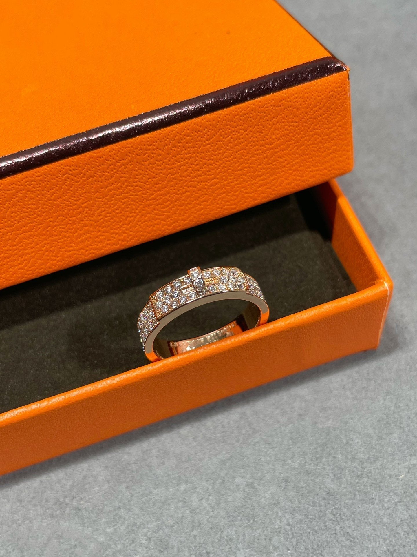 [GALE]KELLY PINK GOLD DIAMOND RING