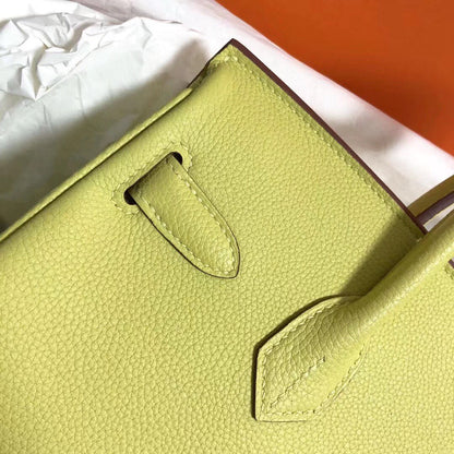 HM BIRKIN 25CM YELLOW TOGO LEATHER GOLD HARDWARE