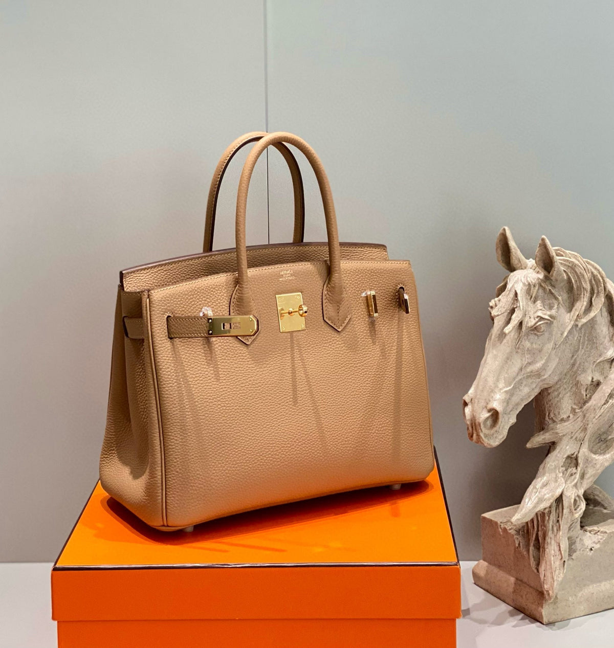 HM BIRKIN 30CM SALMON TOGO LEATHER GOLD HARDWARE