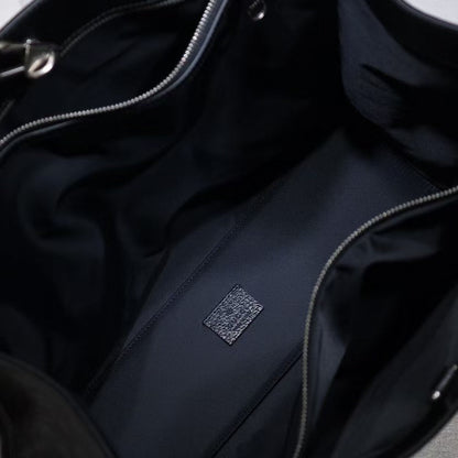 Gucci Off The Grid Medium Tote Bag Black Polyester and Leather