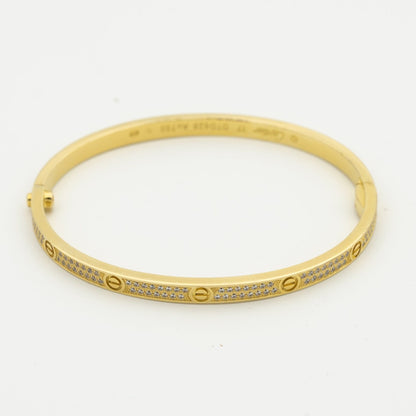 [GALE]LOVE BRACELET 3.65MM DIAMOND-PAVED