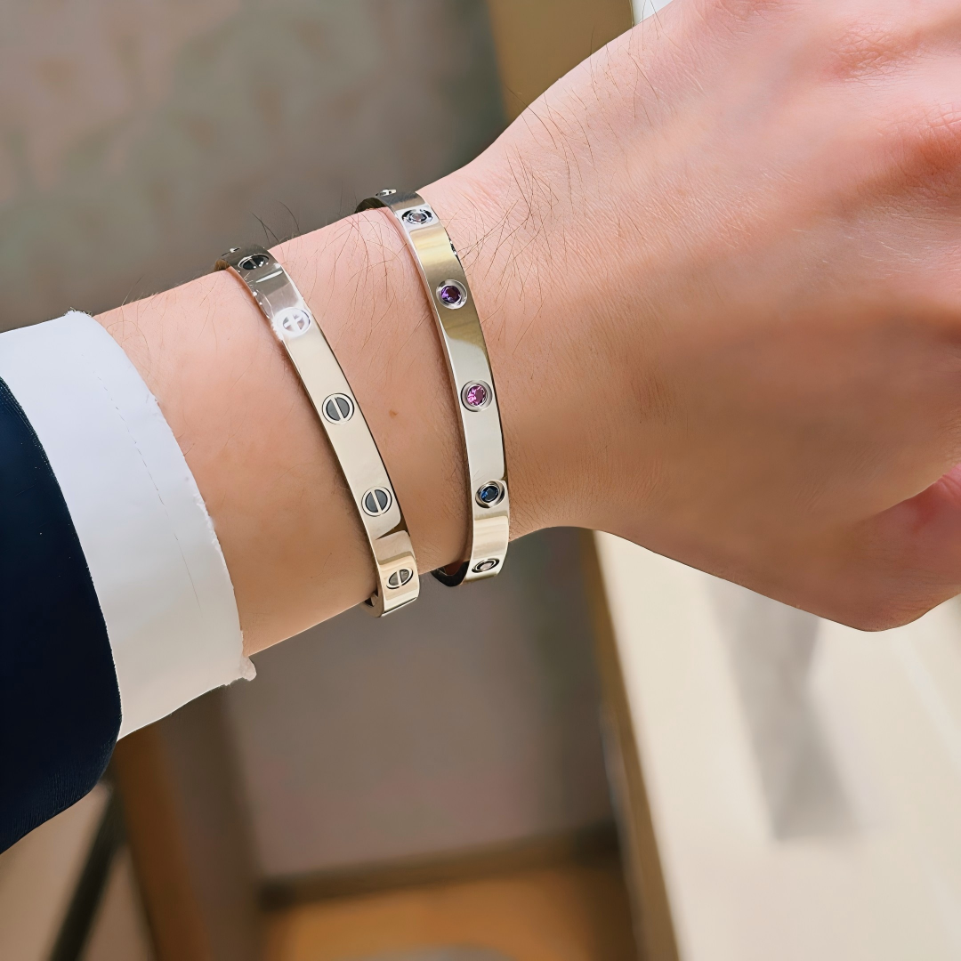 [GALE]2026 RAINBOW LOVE BRACELET 6.1MM  10 DIAMONDS