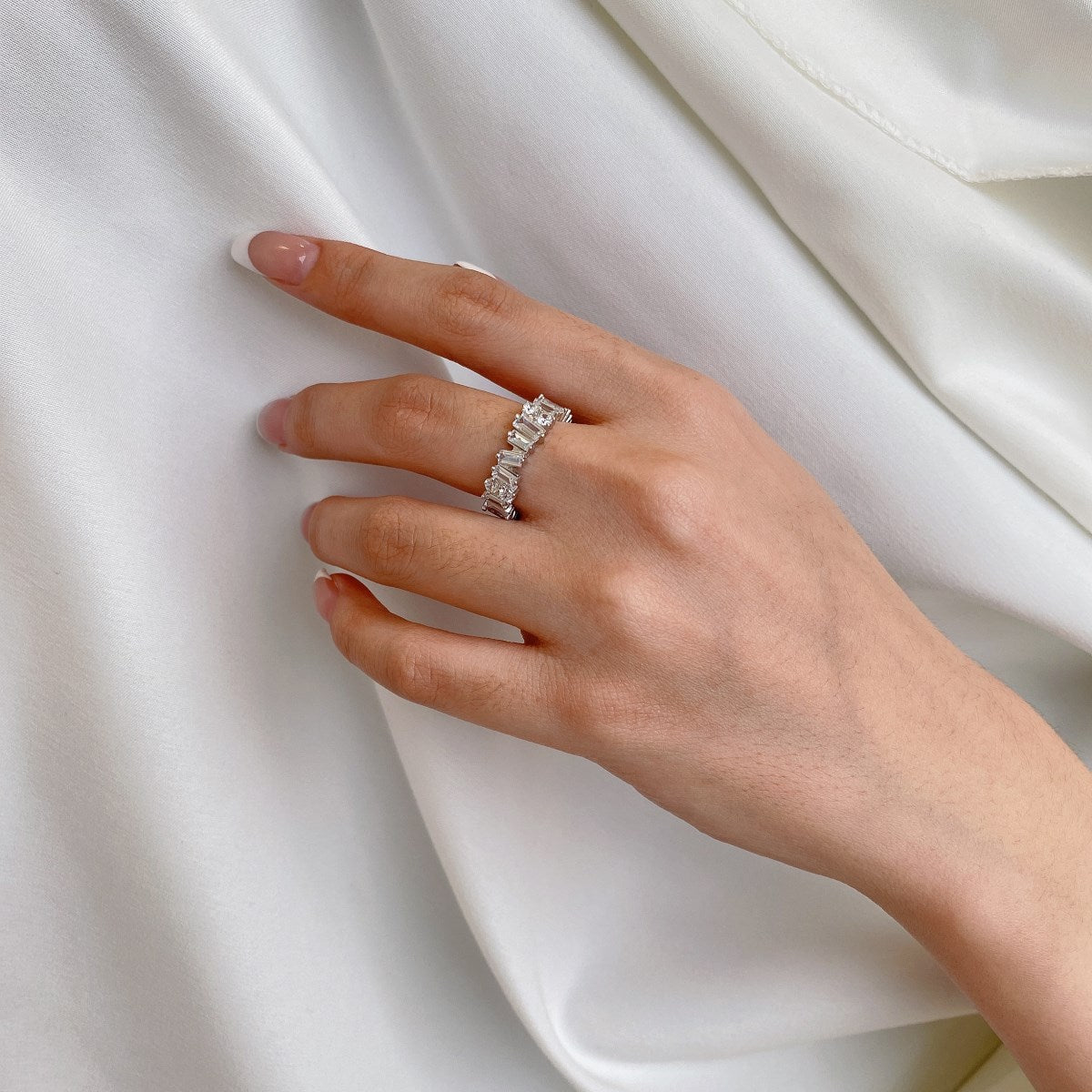 [GALE]Delicate Multi Shape Tennis Ring