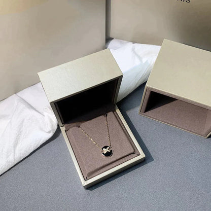 [GALE]JEUX DE ROSE GOLD DIAMOND NECKLACE