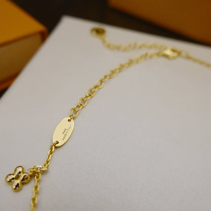 [GALE]BLOOMING SUPPLE NECKLACE BRASS