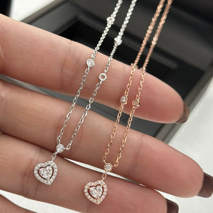[GALE]JOY HEART DIAMOND NECKLACE