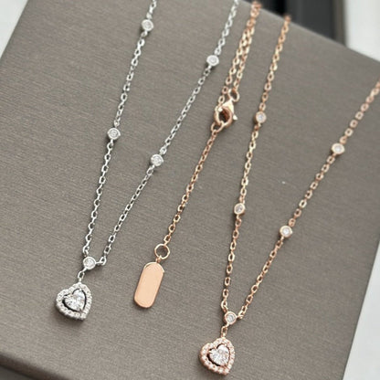 [GALE]JOY HEART DIAMOND NECKLACE