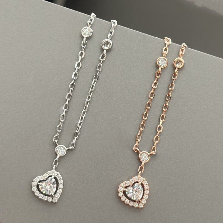 [GALE]JOY HEART DIAMOND NECKLACE