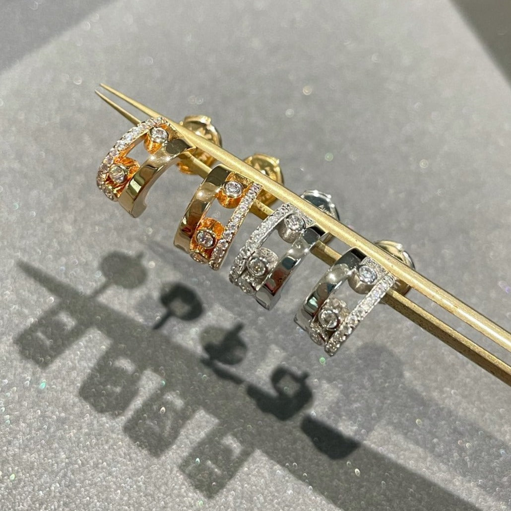 [GALE]MOVE ROMANE EARRINGS DIAMOND