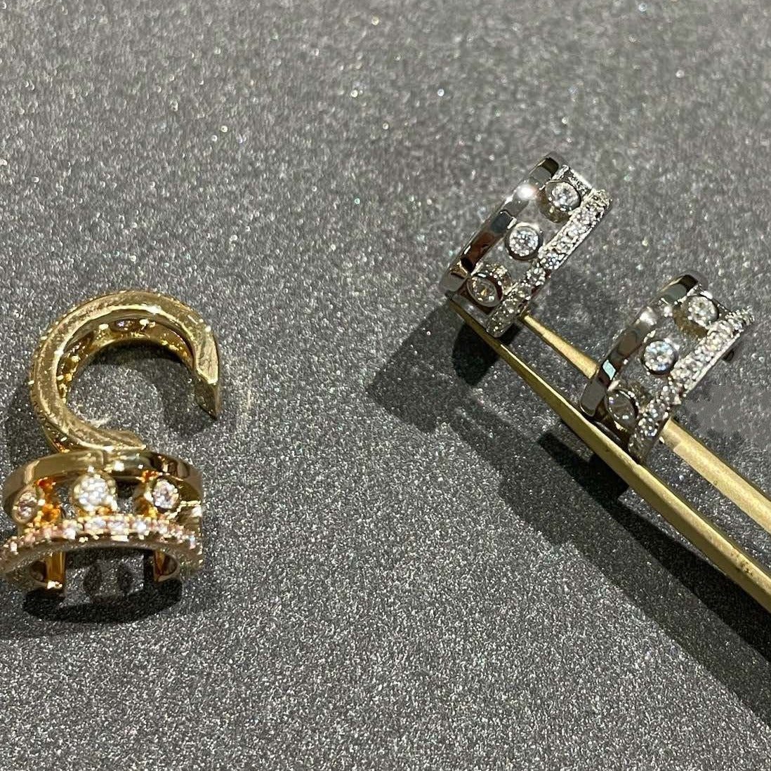 [GALE]MOVE ROMANE EARRINGS DIAMOND