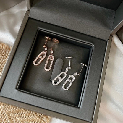 [GALE]DORMEUSES MOVE UNO DIAMOND EARRINGS