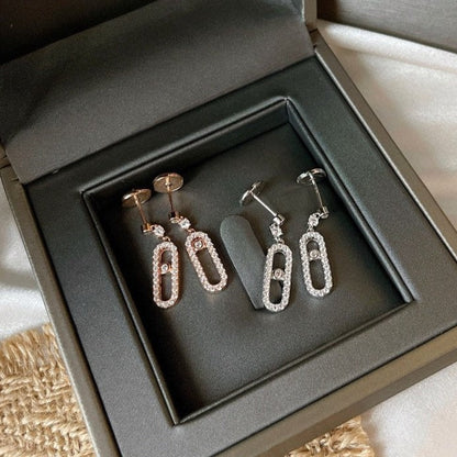 [GALE]DORMEUSES MOVE UNO DIAMOND EARRINGS