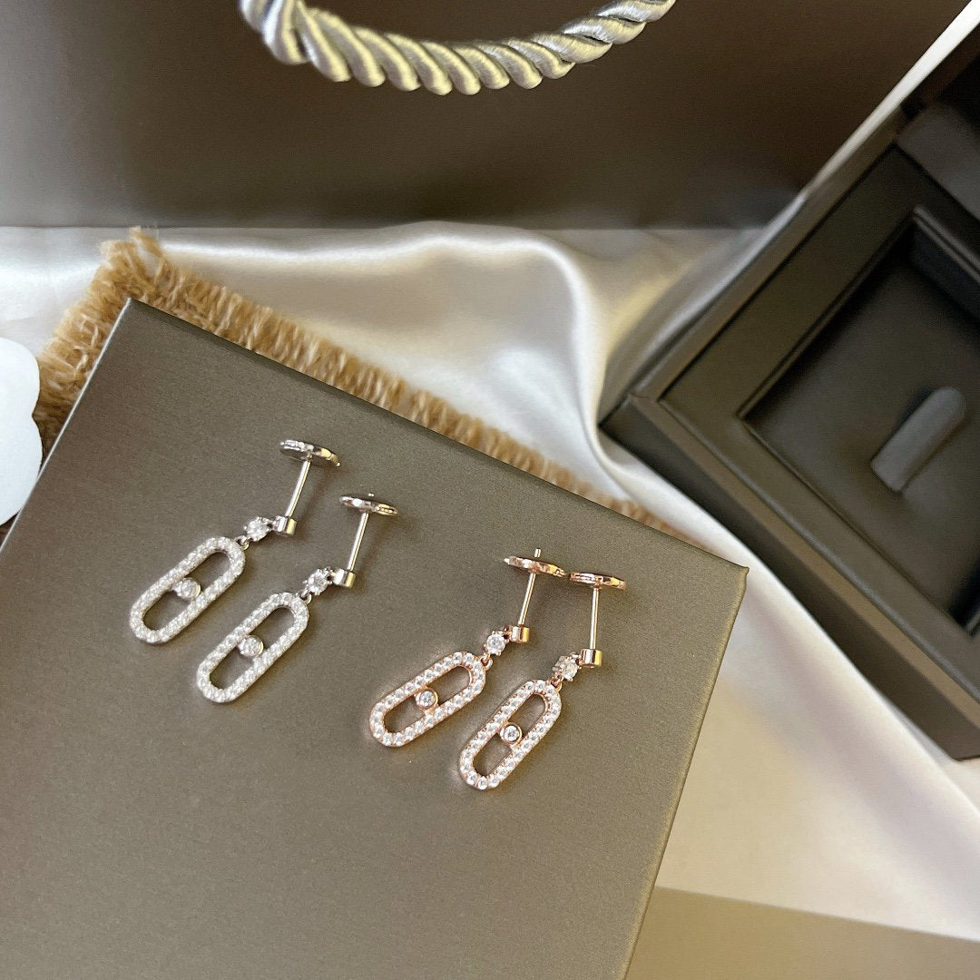 [GALE]DORMEUSES MOVE UNO DIAMOND EARRINGS