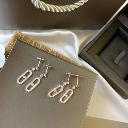 [GALE]DORMEUSES MOVE UNO DIAMOND EARRINGS