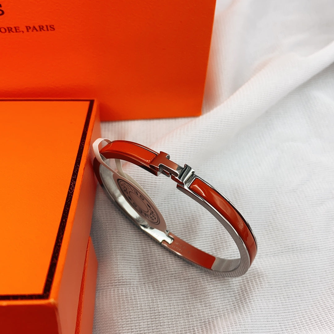 [GALE]CLASSIC HM CLIC RED 8MM ENAMEL BRACELET