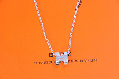 [GALE]HM NECKLACE H LETTER OVAL SERIES