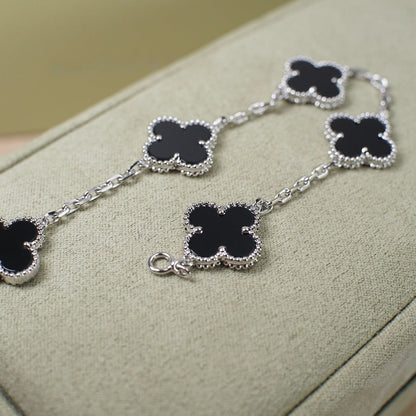 [GALE] CLOVER 5 MOTIF ONYXS BRACELET COLLECTION