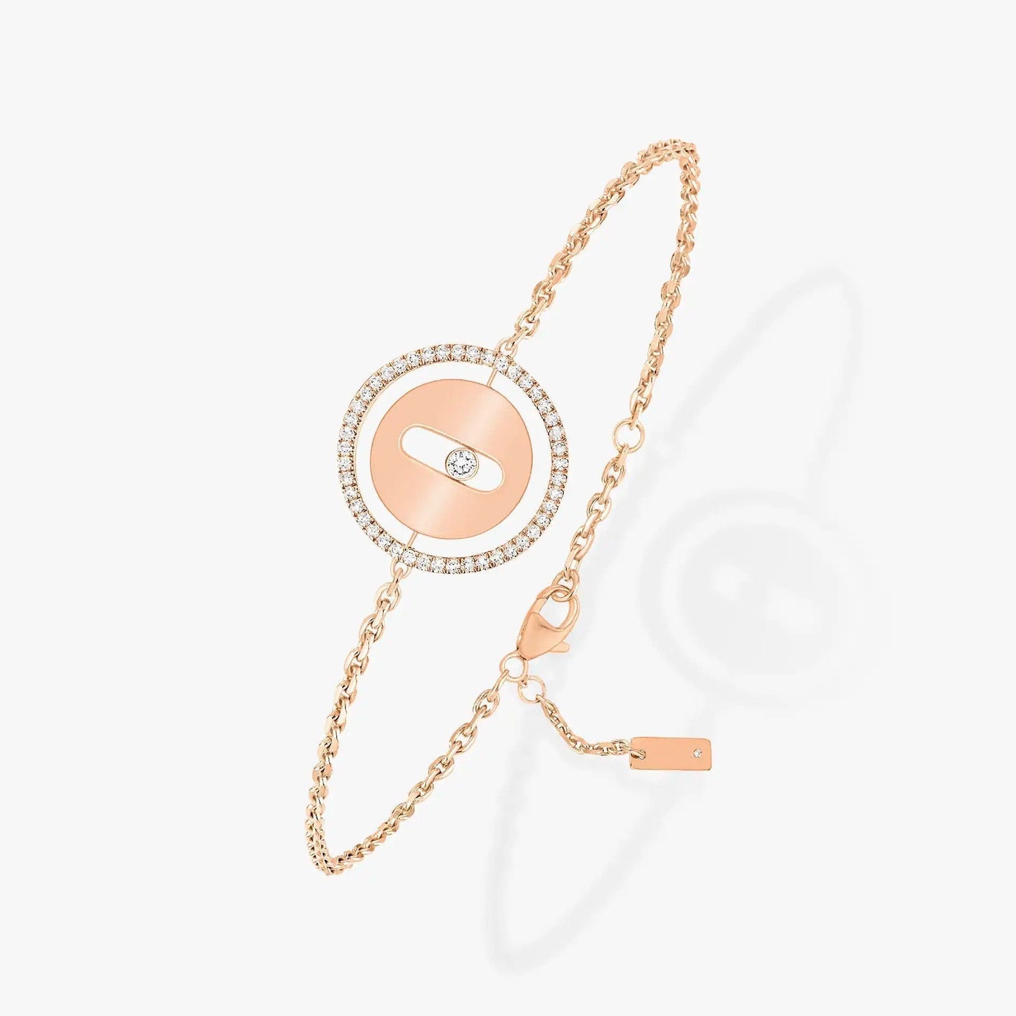 [GALE]LUCKY MOVE PAVED DIAMOND BRACELET